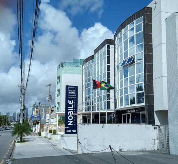 João PessoaAp 306 Flat Beira Mar Praia De Tambauアパートメント エクステリア 写真